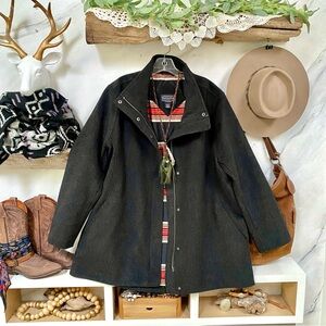 Wool Pendleton coat/jacket w southwestern cabin cottage farmhouse vibe
